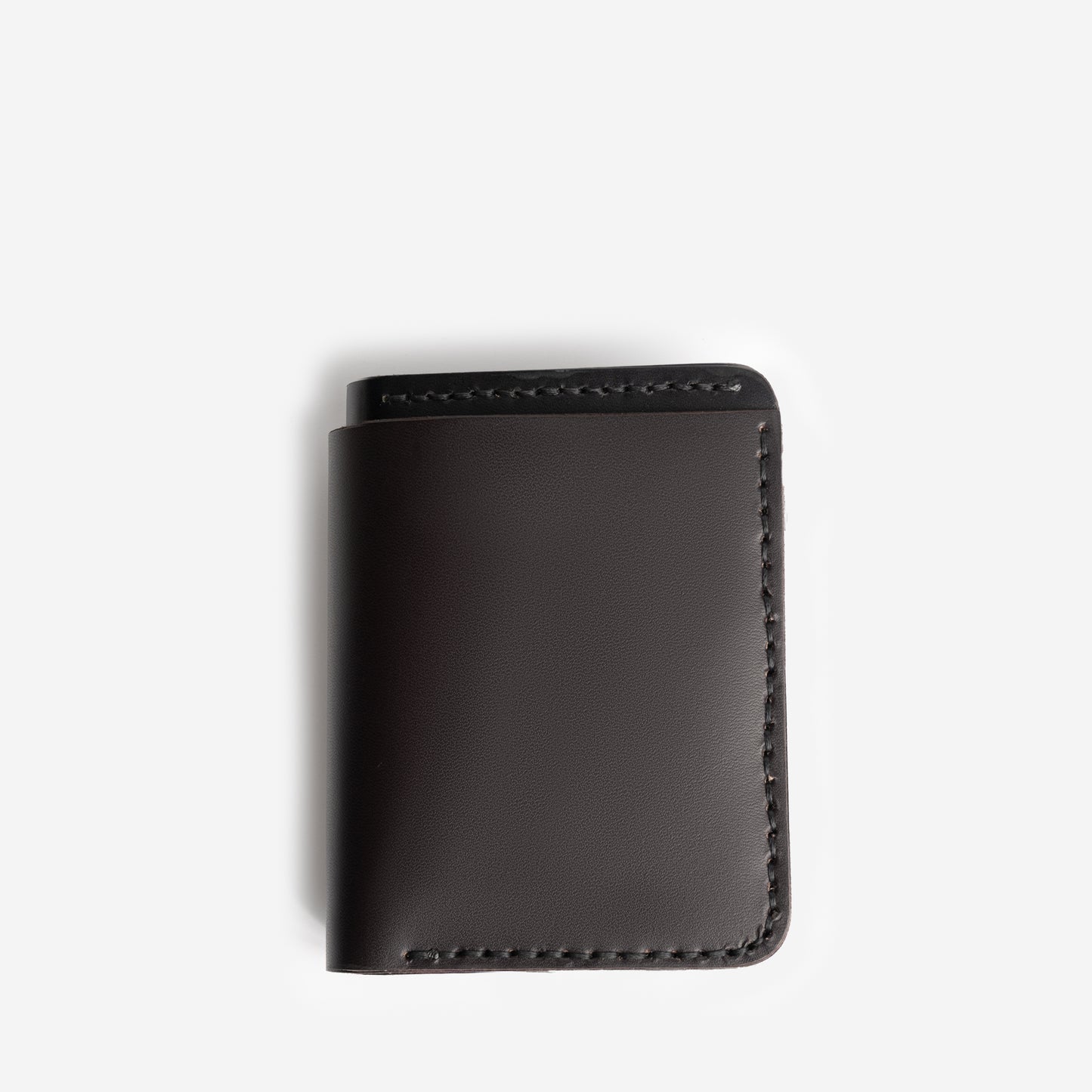 Bifold Leather Wallet in Brown