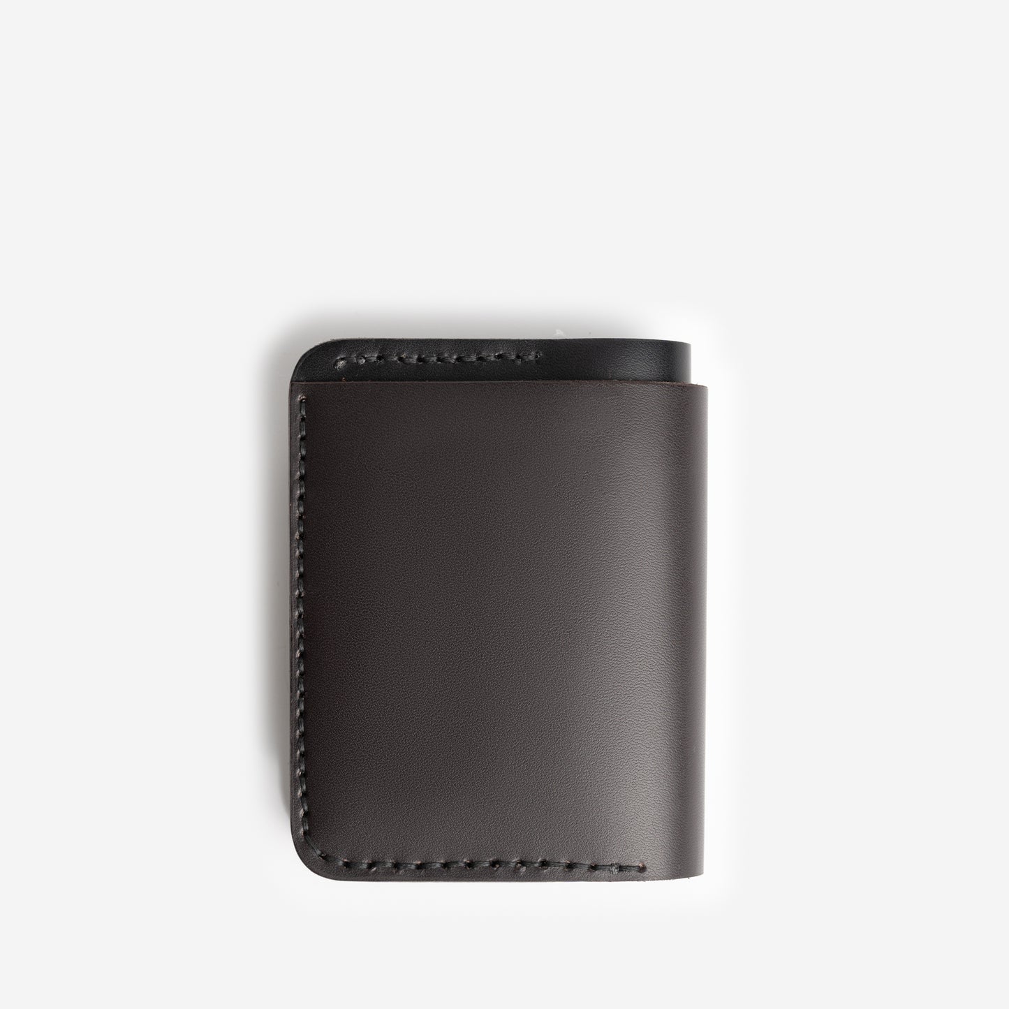 Bifold Leather Wallet in Brown